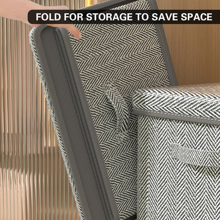 Clothes Storage Box Large Capacity Foldable for Wardrobe Closet Home Storage