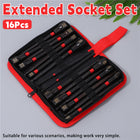 Magnetic Screwdriver Bit Set 16 Piece Electric Drill Sleeve Portable Tool Kit