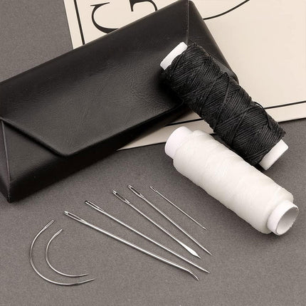 Hand Sewing Kit Canvas Leather Craft 31 or 37PCS Big Eye Needles Cotton Thread