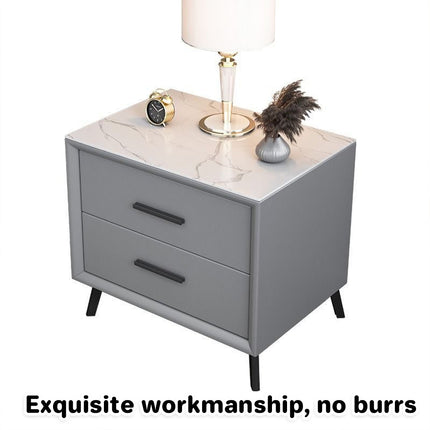 Bedside Cabinet Unit Modern Style Small Storage Cupboard for Bedroom Home