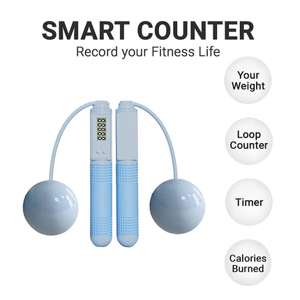 Smart Cordless Weighted Jump Rope Adjustable Skipping Rope Home Fitness Tool