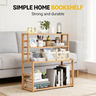 Bamboo Desktop Bookshelf Organiser 60x23x66cm