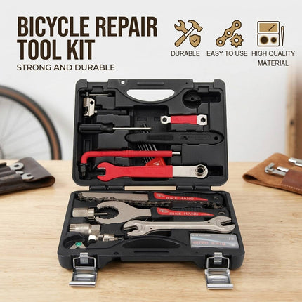 Bike Hand Bicycle Repair Tool Kit YC 728 in Case