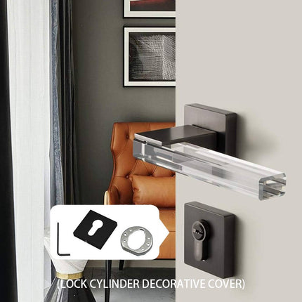 Square Lock Cylinder Decorative Cover 3 Colours