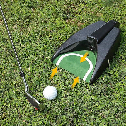 Automatic Golf Ball Returner Electric Putting Practice Trainer Return Turf Base