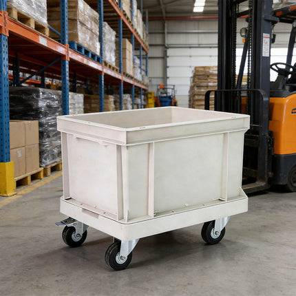 Heavy Duty Thickened PP Plastic Storage Box Durable Can Choose Base Pulley Use