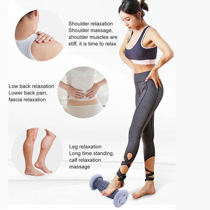 Foot Massage Roller Muscle Relaxation Yoga Exercise Tool for Home Use