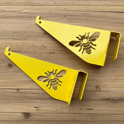 Beehive Frame Inspection Stand 2PCS Foldable Steel Support Rack Beekeeping Tool