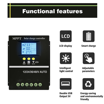 Solar Charging Controller System Kit Solar Panel Regulator Power Charger Supply