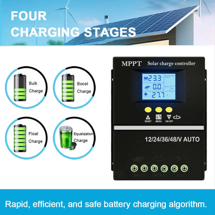 Solar Charging Controller System Kit Solar Panel Regulator Power Charger Supply