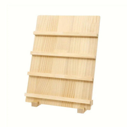 Wooden Earrings Display Rack Multi Tier Jewelry Stand Organizer Earrings Holder