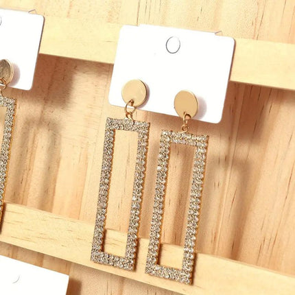 Wooden Earrings Display Rack Multi Tier Jewelry Stand Organizer Earrings Holder