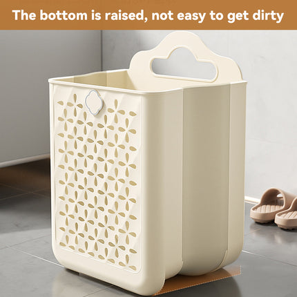 Wall Mounted Foldable Laundry Basket for Bedroom Laundry Room Space Saving