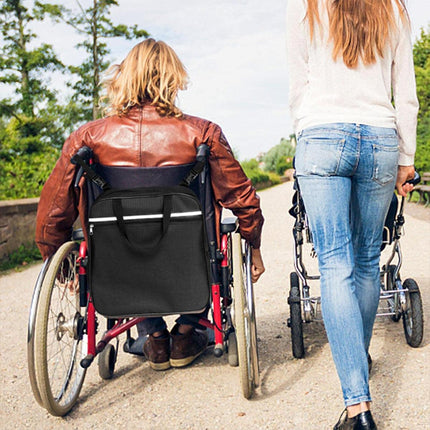 Wheelchair Bag Rear Hanging Storage Backpack Multifunctional Armchair Organizer