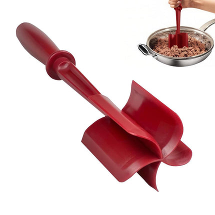 Handheld Meat Shredder Kitchen Meat Rammer Spatula Pulled Pork Cutter Tool