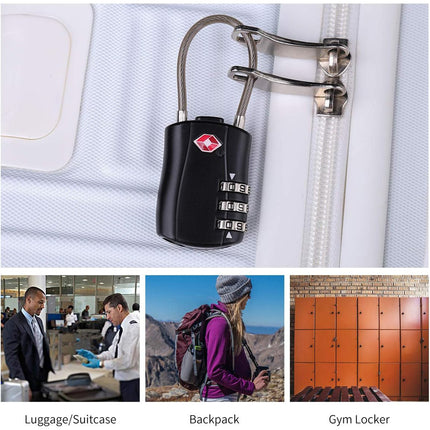 Zinc Alloy Combination Lock Anti-Theft For Luggage Cabinet Drawer Suitcase