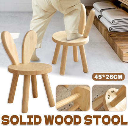 Solid Wood Stool Home Shoe Bench with Backrest for Entryway LivingRoom Furniture