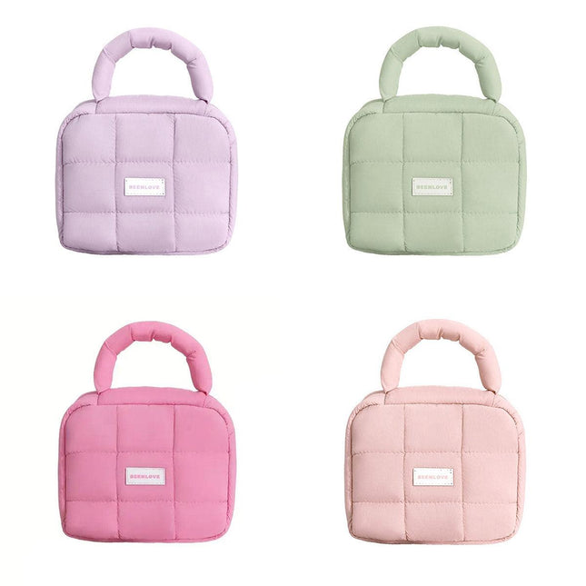 Fashion Handheld Cosmetic Bag Large Capacity Travel Storage Organizer Portable