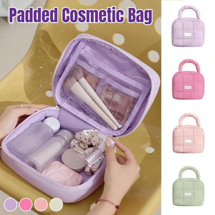 Fashion Handheld Cosmetic Bag Large Capacity Travel Storage Organizer Portable