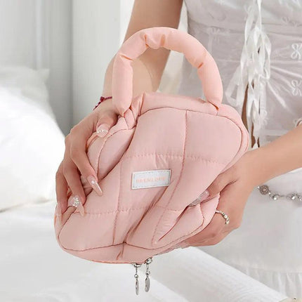 Fashion Handheld Cosmetic Bag Large Capacity Travel Storage Organizer Portable