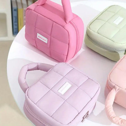 Fashion Handheld Cosmetic Bag Large Capacity Travel Storage Organizer Portable