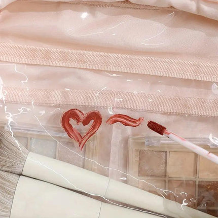 Fashion Handheld Cosmetic Bag Large Capacity Travel Storage Organizer Portable