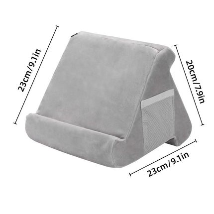 Multi Angle Soft Pillow Tablet Stand Holder Reading Cushion for Phone Phablet