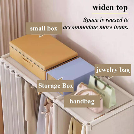 Multi-Function Clothes Storage Rack for Home Bedroom Space Saving Durable