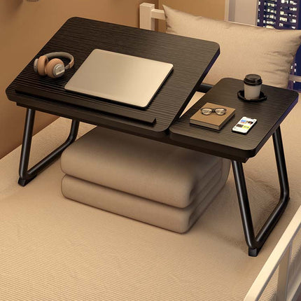 Bedside Table with Adjustable Height Folding Desktop Sturdy Space Saving Durable