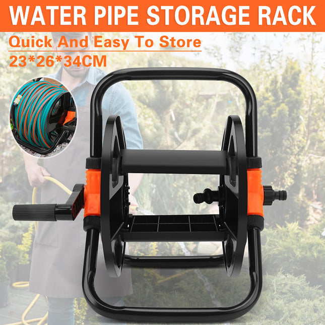 Household Water Pipe Storage Rack Pipe Winder Winding Reel Garden Watering Hose