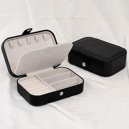 Jewelry Storage Box Travel Mini Case Portable Small Organiser for Rings Earrings