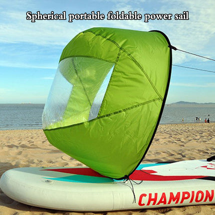 Portable Boat Sail Kayak Sail Folding Nautical Sailing Accessory Water Sports