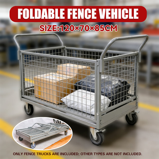 Folding Fence Vehicle High-Quality for Moving Warehouse Transport Delivery Use