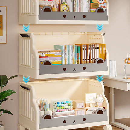 Multi Tier Movable Foldable Storage Rack Space Saving Easy Carry Practical