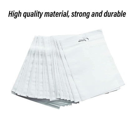 Portable Non Woven Flat Pocket Bags 100pcs Lightweight Shopping Storage Bags