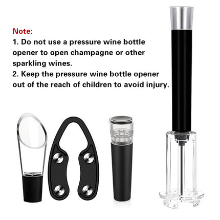 4PCS Wine Bottle Opener Set for Home Bar Kitchen Wine Lovers Birthday Gift