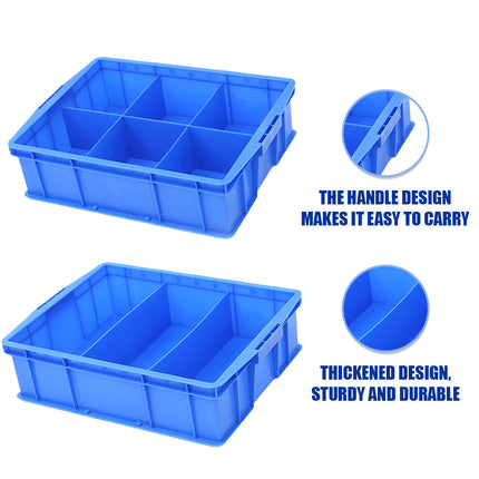 Thickened Plastic Storage Box 3/6 Compartments Storage Box for Hardware Tools