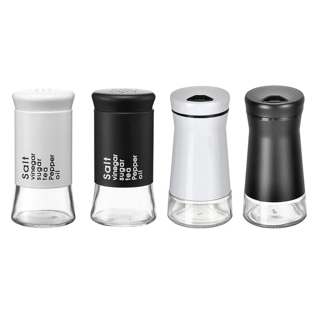 110/130ML Seasoning Bottle Rotating Spice Jar Condiment Container Kitchen Spicer