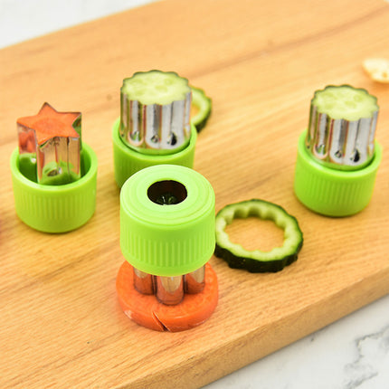 9 Pcs Stainless Steel Fruit and Vegetable Cutter Set for Mini Shapes