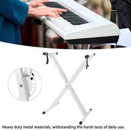 White Electronic Keyboard Stand Electronic Keyboard Stand for Home Studio