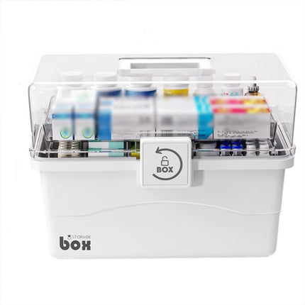 Household Medicine Box Large Capacity First Aid Storage Home Medical Organiser