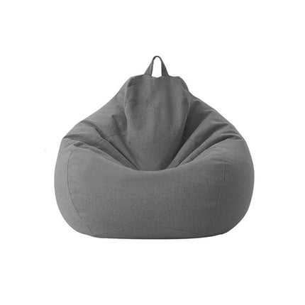 Large Bean Bag Chair Sofa Cover in Grey with Durable Fabric 120×100cm