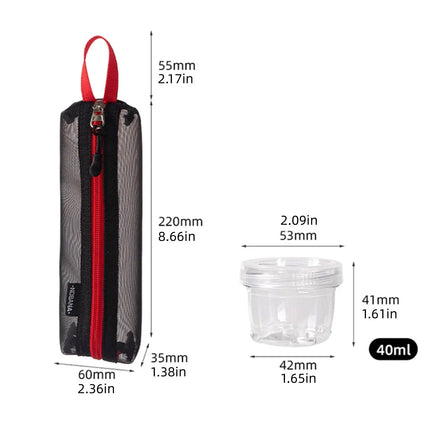 5PCS Outdoor Camping Spice Container Set Travel BBQ Seasoning Storage Box Use