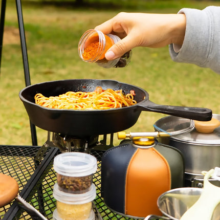 5PCS Outdoor Camping Spice Container Set Travel BBQ Seasoning Storage Box Use