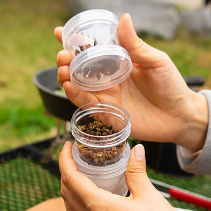 5PCS Outdoor Camping Spice Container Set Travel BBQ Seasoning Storage Box Use