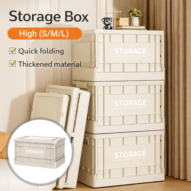 Foldable Large Capacity Household Toy Book Storage Box Space Saving Durable