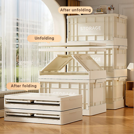 Foldable Large Capacity Household Toy Book Storage Box Space Saving Durable