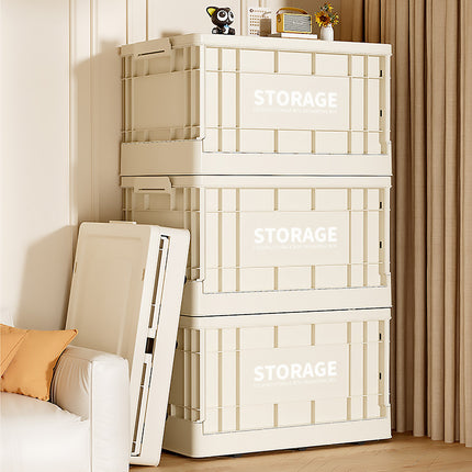 Foldable Large Capacity Household Toy Book Storage Box Space Saving Durable