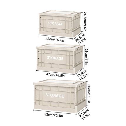 Foldable Large Capacity Household Toy Book Storage Box Space Saving Durable
