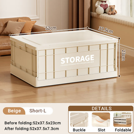 Foldable Large Capacity Household Toy Book Storage Box Space Saving Durable